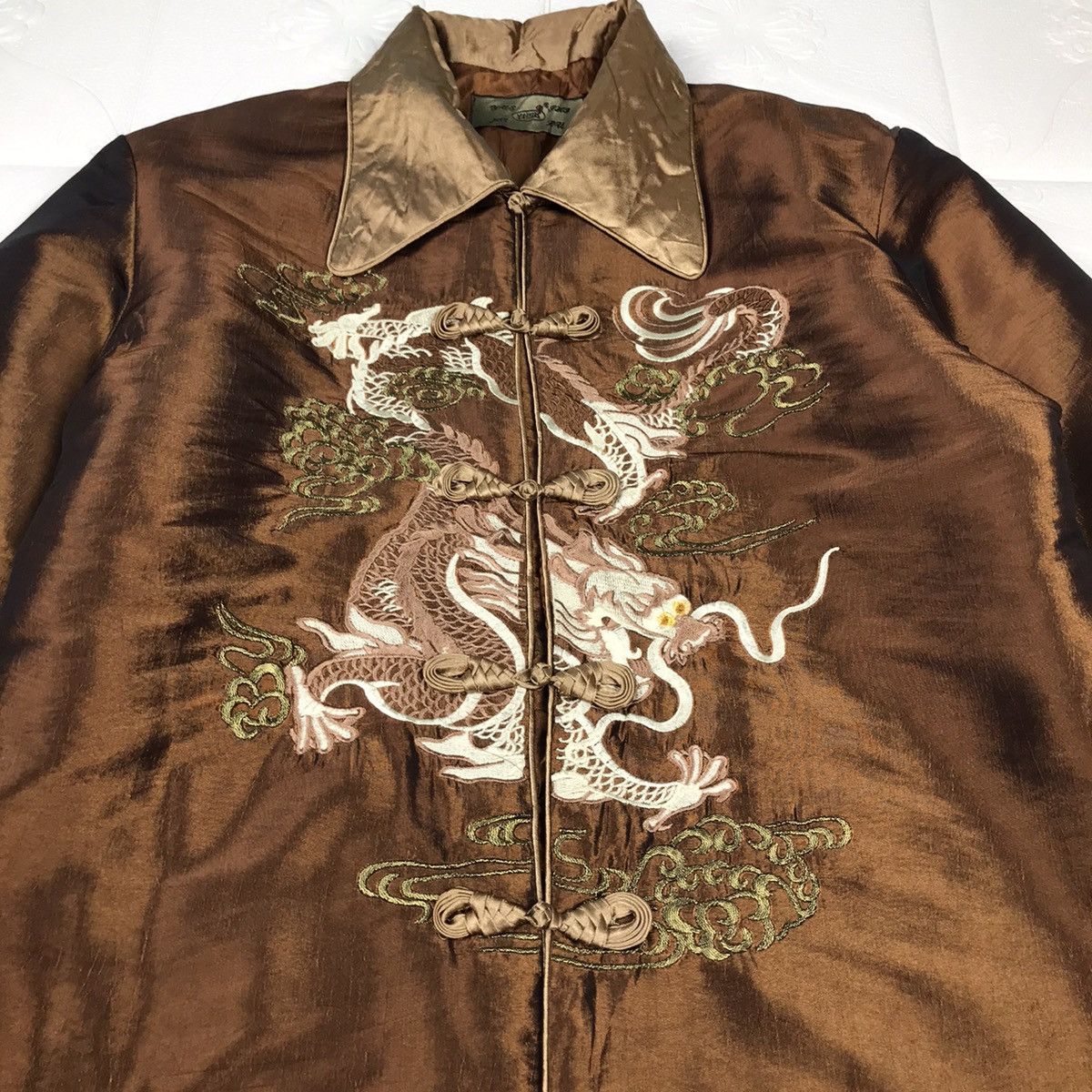 Dragonfly × Japanese Brand × Vintage Vintage Japanese YNSK 100% Rayon DragonFly Jacket Size S / US 4 / IT 40 - 3 Thumbnail