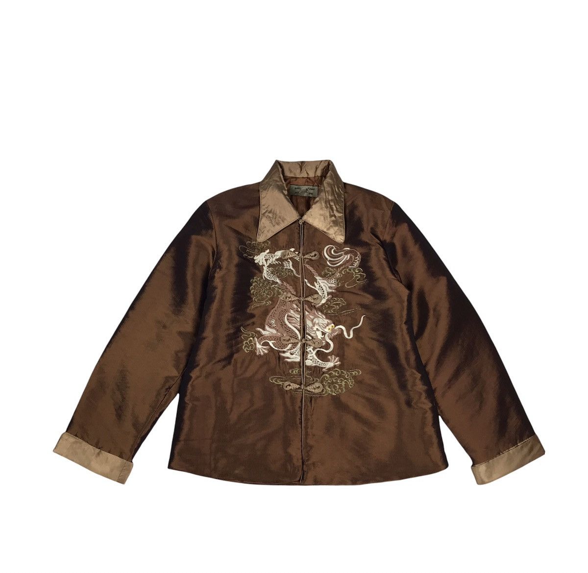 Dragonfly × Japanese Brand × Vintage Vintage Japanese YNSK 100% Rayon DragonFly Jacket Size S / US 4 / IT 40 - 1 Thumbnail
