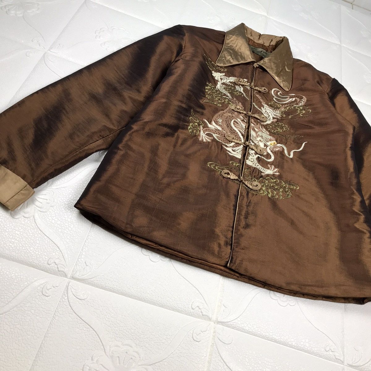 Dragonfly × Japanese Brand × Vintage Vintage Japanese YNSK 100% Rayon DragonFly Jacket Size S / US 4 / IT 40 - 2 Thumbnail