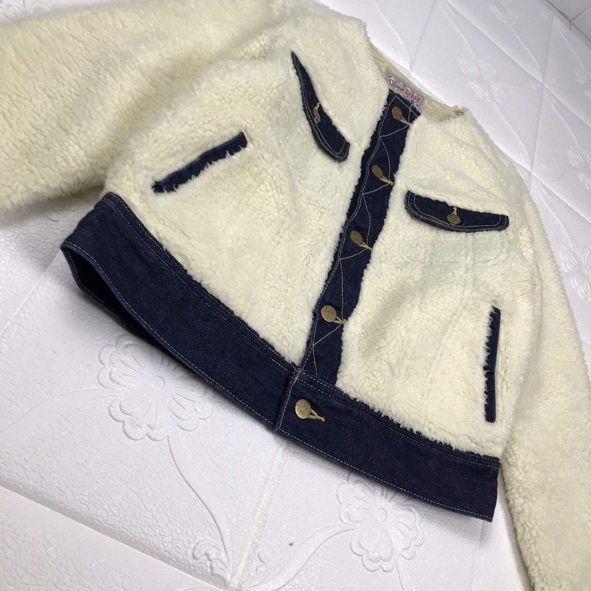 Designer × Lee × Vintage Vintage Lee Design By E Hyphenworldgarllery Fleece Jacket Size XS / US 0-2 / IT 36-38 - 2 Thumbnail