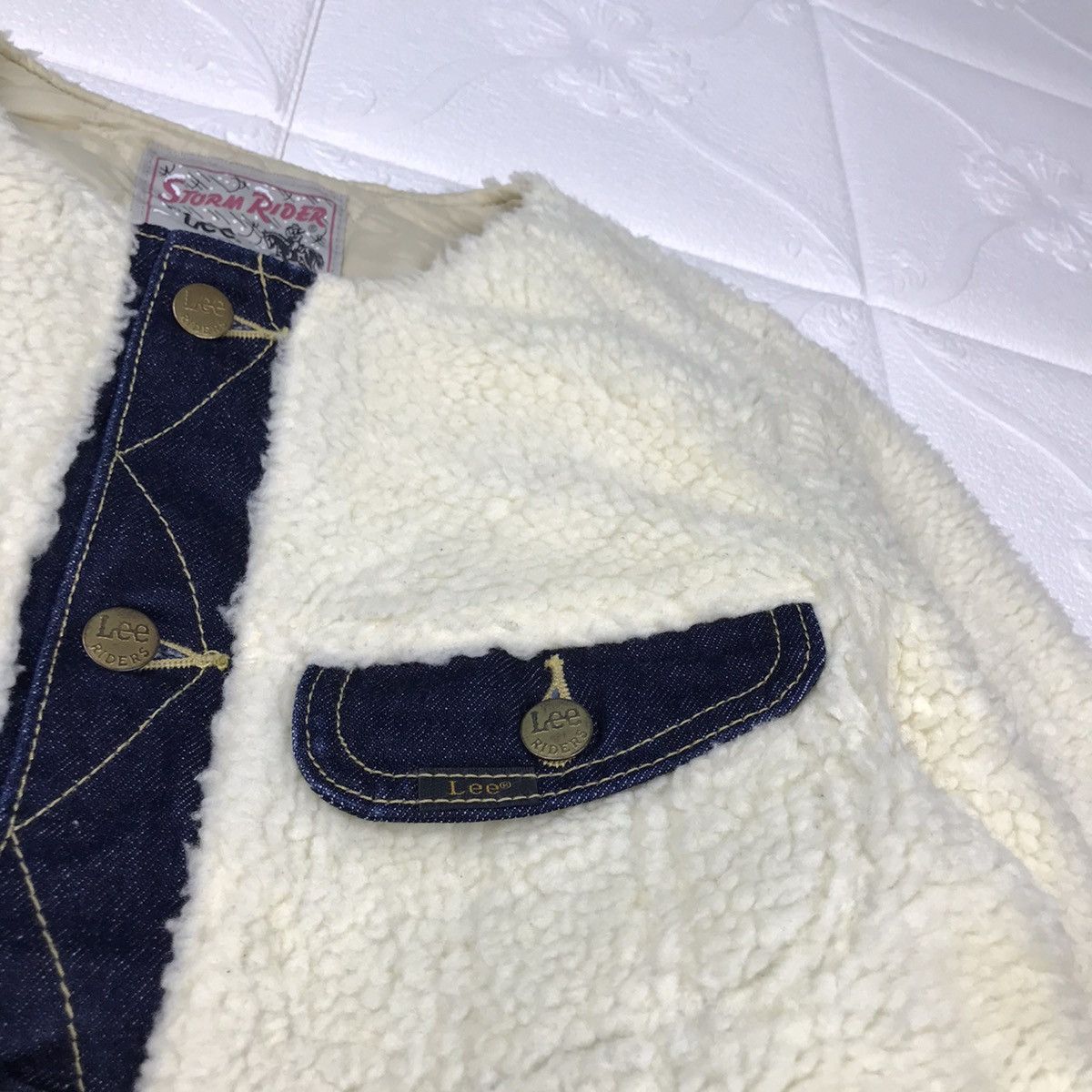 Designer × Lee × Vintage Vintage Lee Design By E Hyphenworldgarllery Fleece Jacket Size XS / US 0-2 / IT 36-38 - 7 Thumbnail