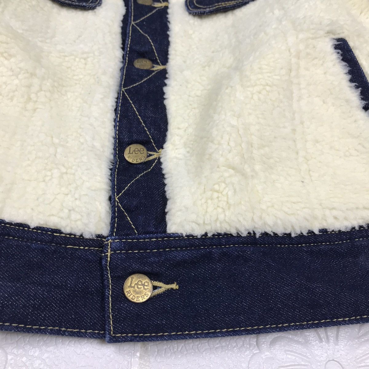 Designer × Lee × Vintage Vintage Lee Design By E Hyphenworldgarllery Fleece Jacket Size XS / US 0-2 / IT 36-38 - 6 Thumbnail