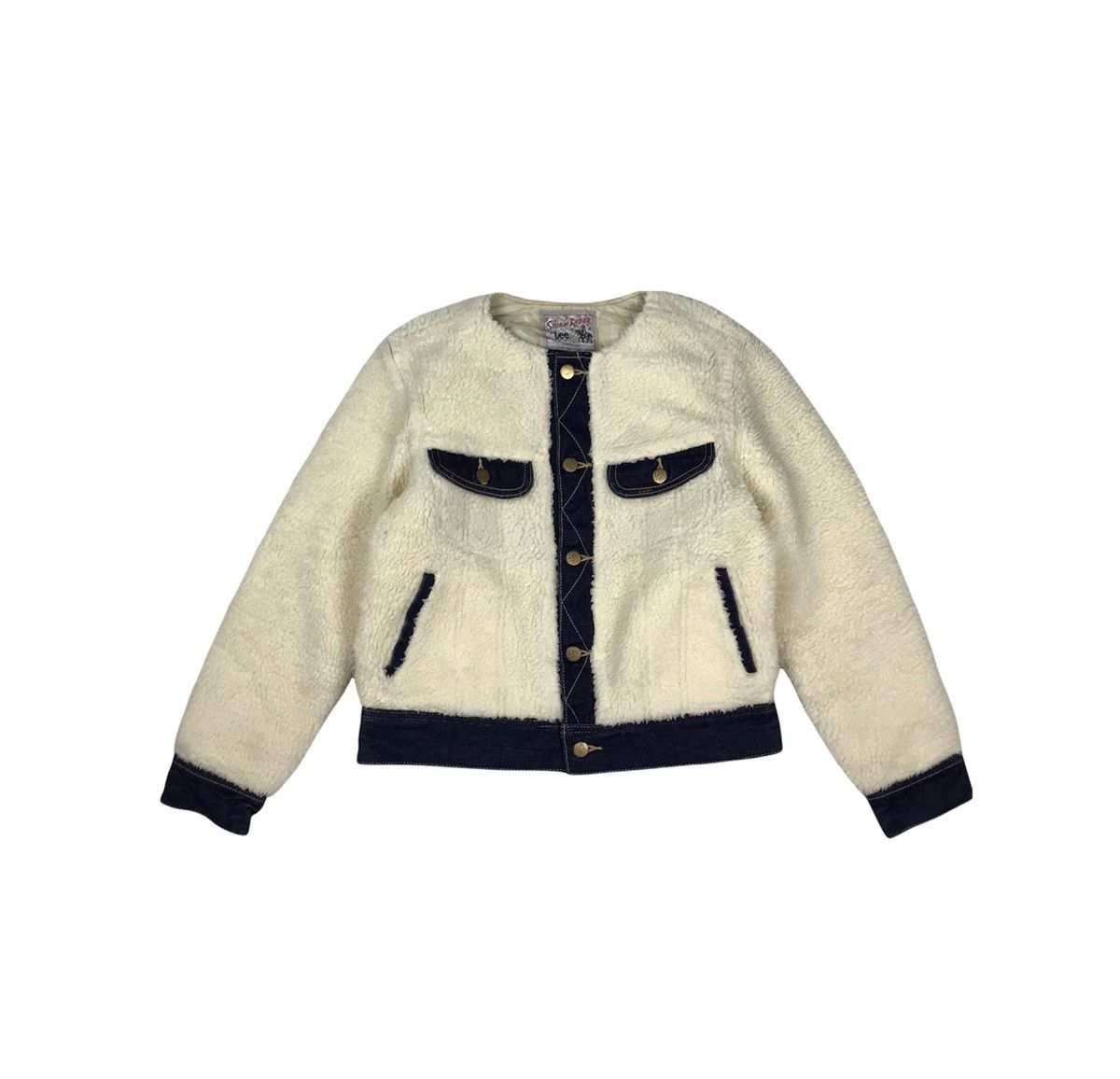 Designer × Lee × Vintage Vintage Lee Design By E Hyphenworldgarllery Fleece Jacket Size XS / US 0-2 / IT 36-38 - 1 Thumbnail