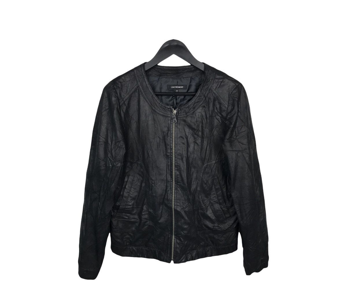 Vintage Japanese Designer Lautrēamont Soft Leather Jacket