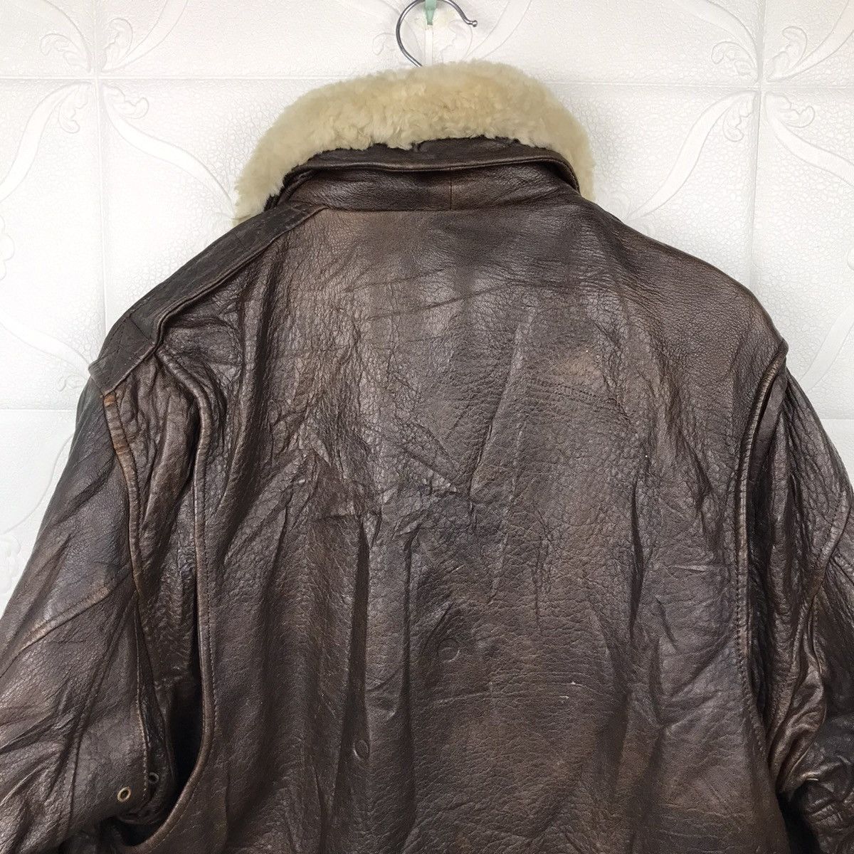 Japanese Brand × Vintage Vintage 80s Deux2c by Creek Sherpa Leather Jacket Size US L / EU 52-54 / 3 - 12 Thumbnail
