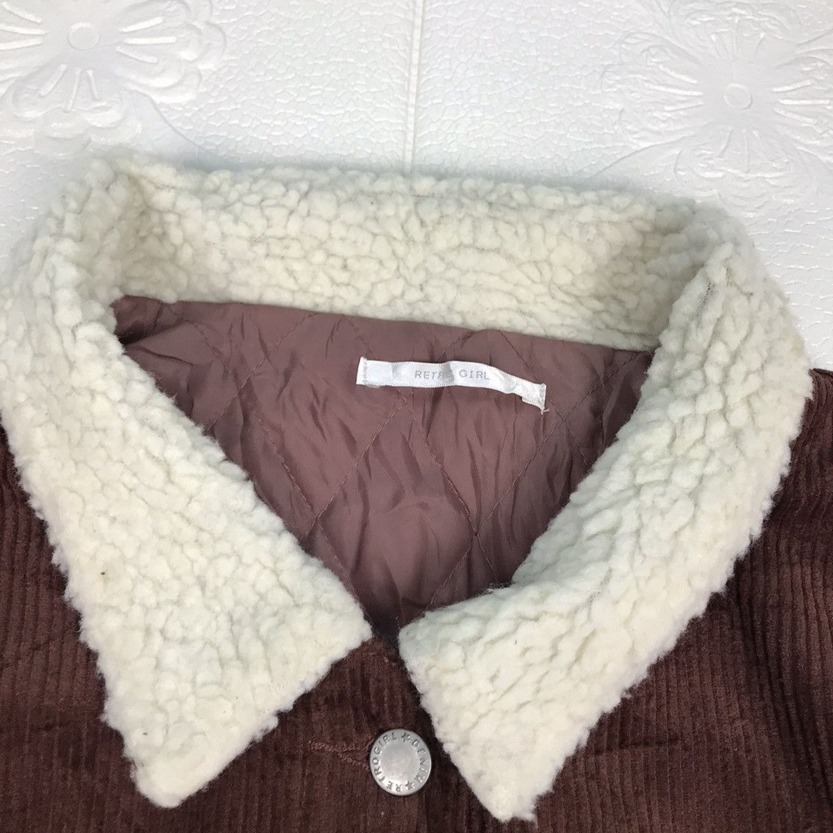 Japanese Brand × Vintage Vintage Japanese Retro Girl Sherpa Jacket Size L / US 10 / IT 46 - 8 Thumbnail