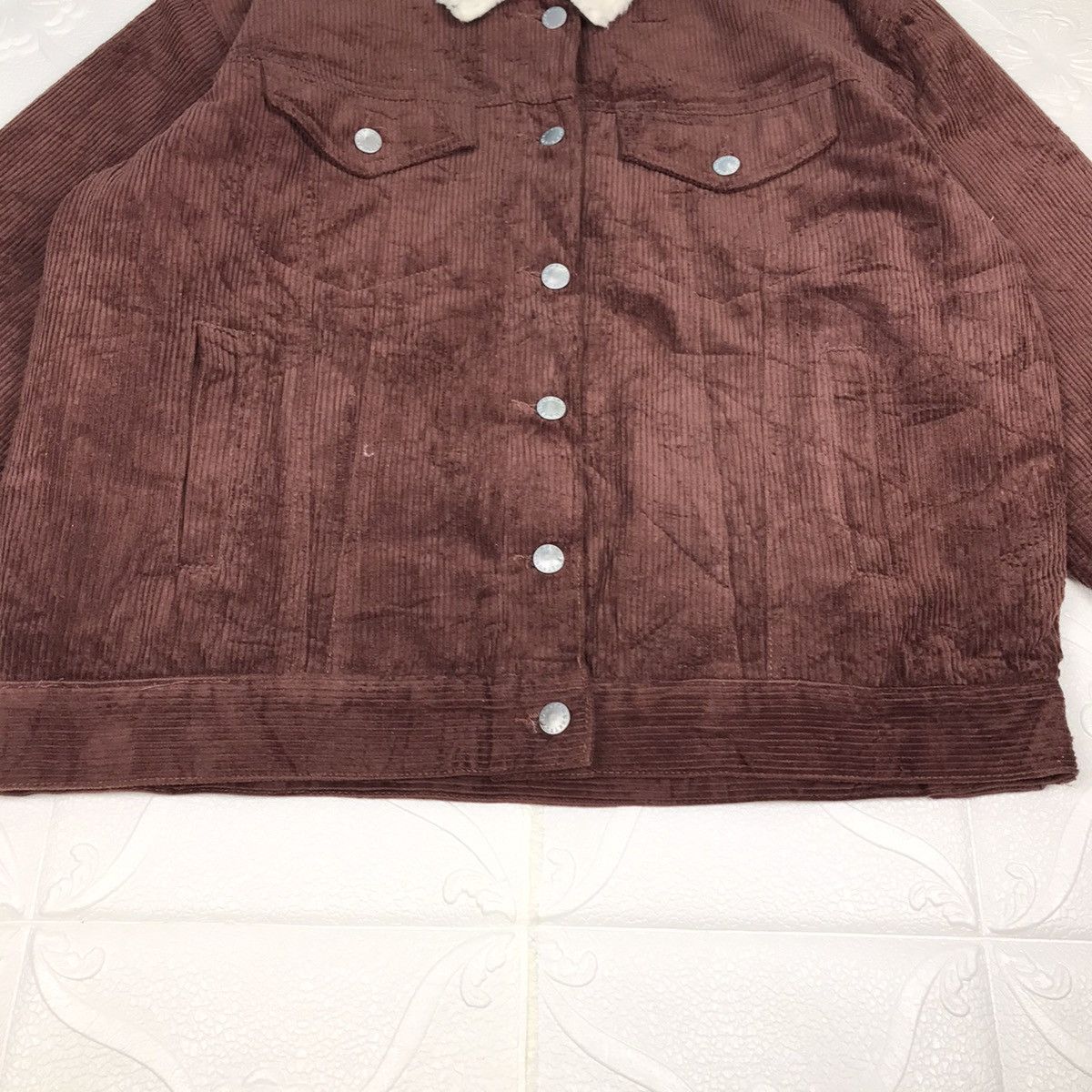 Japanese Brand × Vintage Vintage Japanese Retro Girl Sherpa Jacket Size L / US 10 / IT 46 - 5 Thumbnail