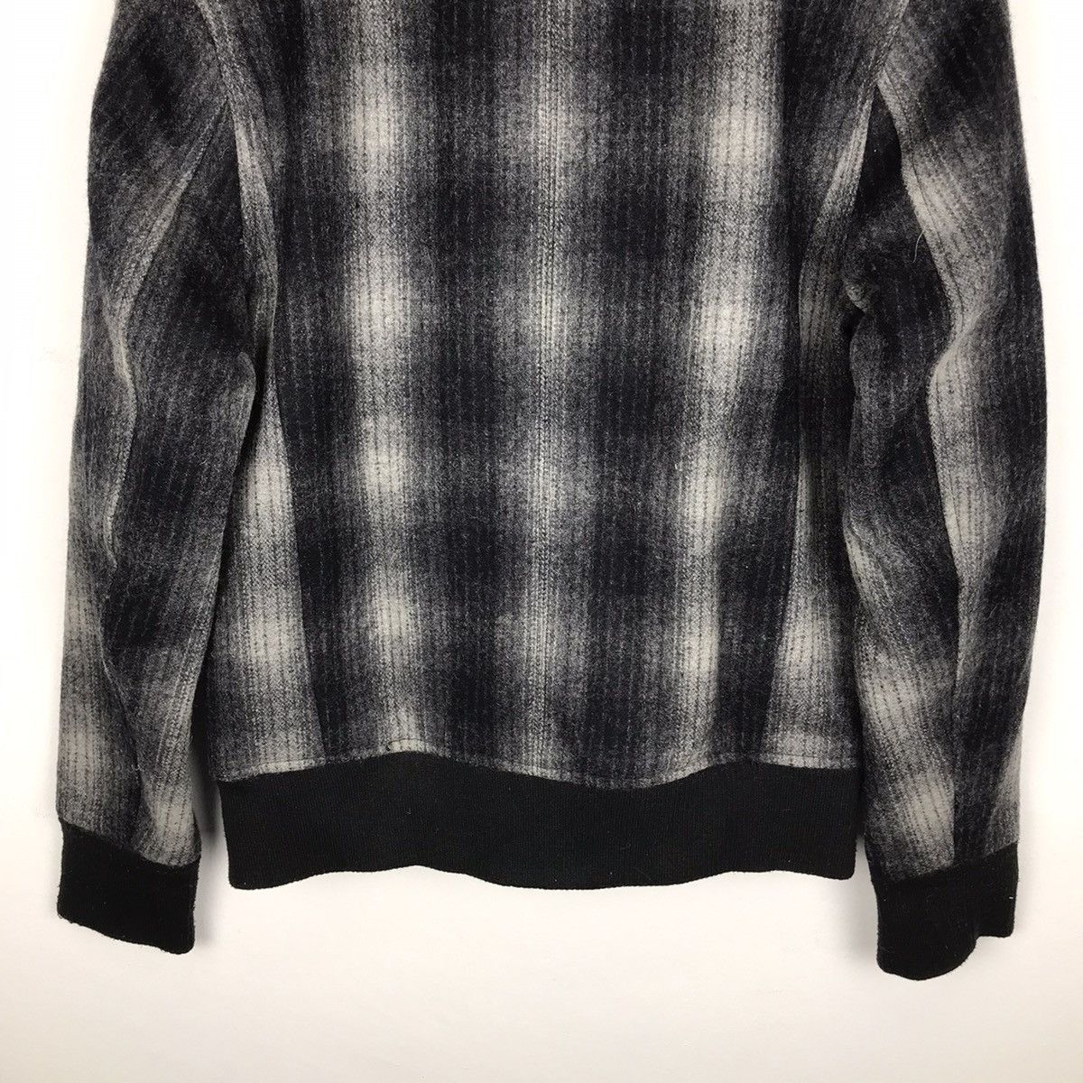 Japanese Brand × Vanquish × Vintage Vintage 90s Vanquish Japan Checkered Wool Jacket Size XS / US 0-2 / IT 36-38 - 10 Thumbnail