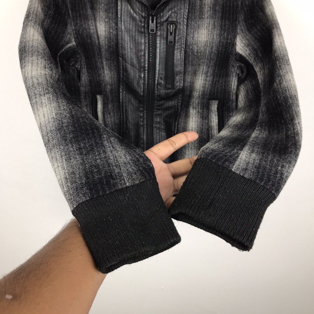 Japanese Brand × Vanquish × Vintage Vintage 90s Vanquish Japan Checkered Wool Jacket Size XS / US 0-2 / IT 36-38 - 5 Thumbnail