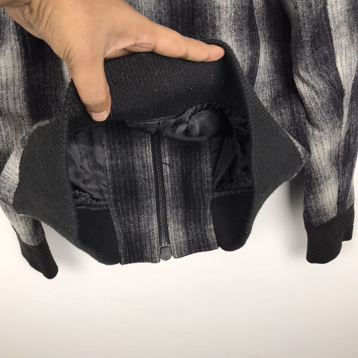 Japanese Brand × Vanquish × Vintage Vintage 90s Vanquish Japan Checkered Wool Jacket Size XS / US 0-2 / IT 36-38 - 11 Thumbnail