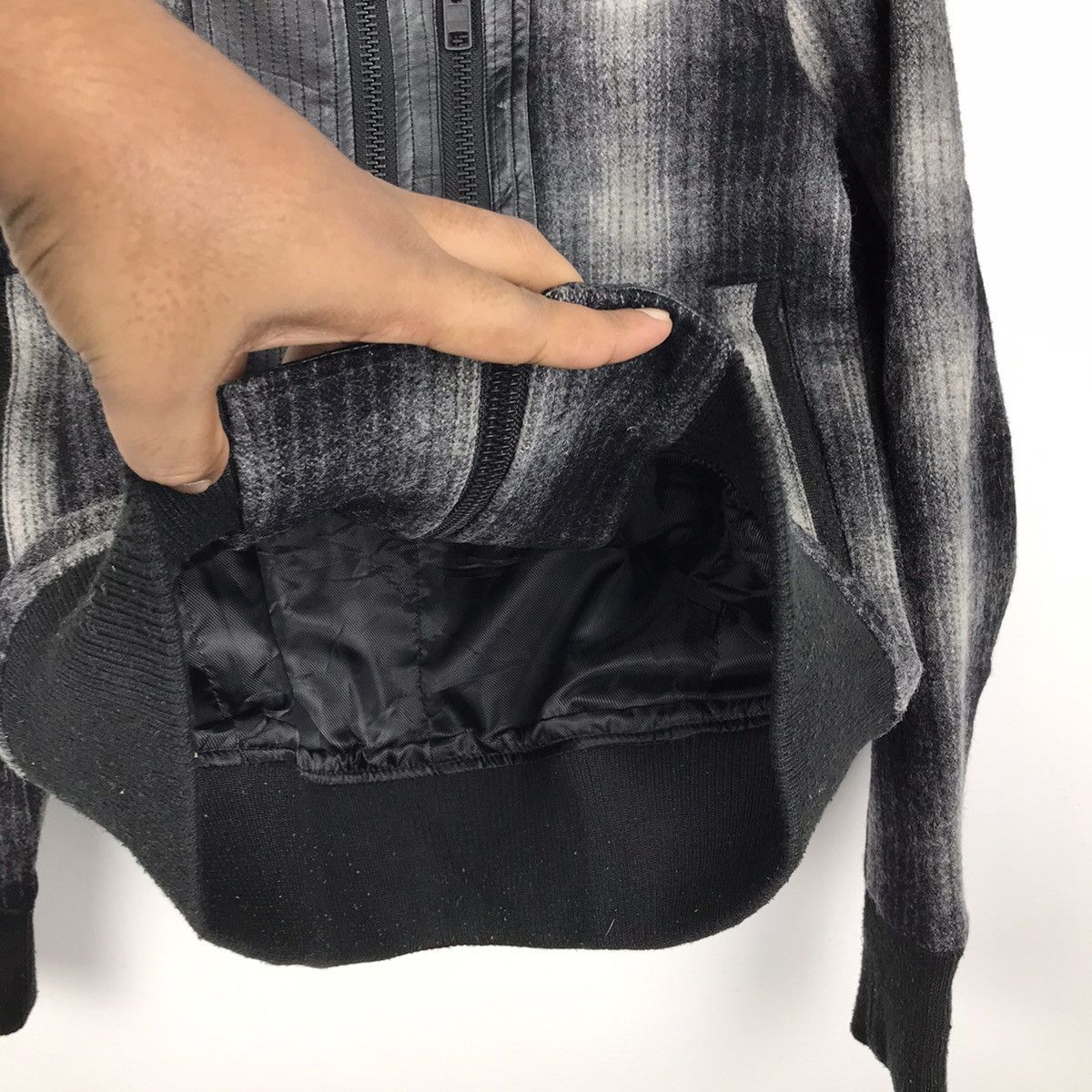Japanese Brand × Vanquish × Vintage Vintage 90s Vanquish Japan Checkered Wool Jacket Size XS / US 0-2 / IT 36-38 - 7 Thumbnail