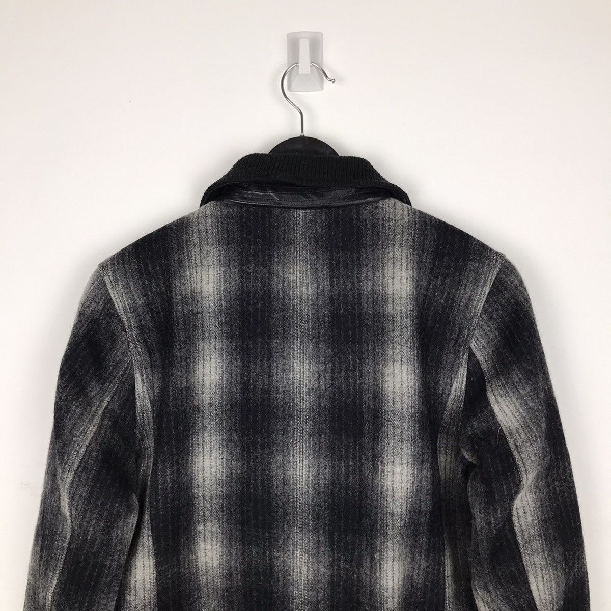 Japanese Brand × Vanquish × Vintage Vintage 90s Vanquish Japan Checkered Wool Jacket Size XS / US 0-2 / IT 36-38 - 9 Thumbnail