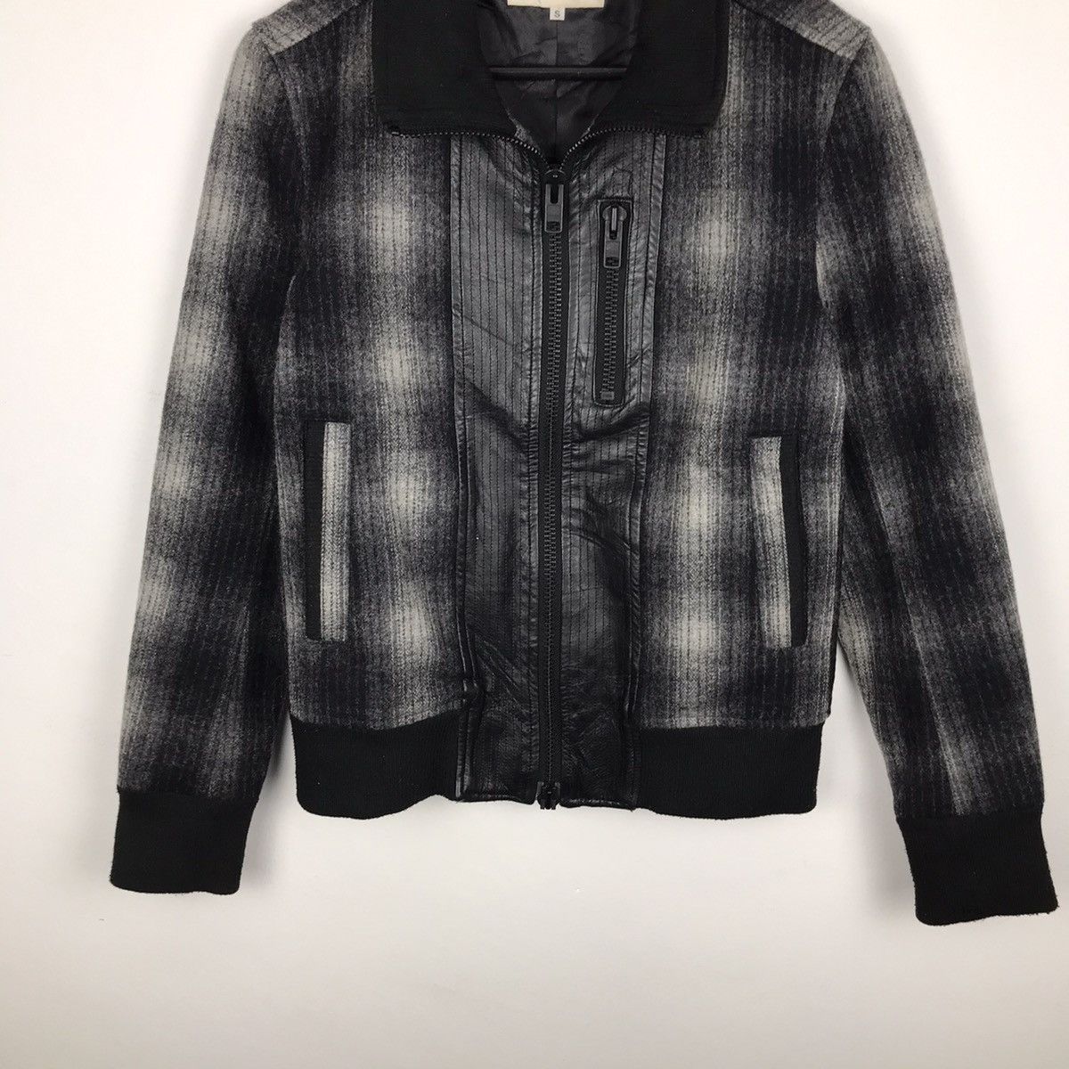 Japanese Brand × Vanquish × Vintage Vintage 90s Vanquish Japan Checkered Wool Jacket Size XS / US 0-2 / IT 36-38 - 3 Thumbnail