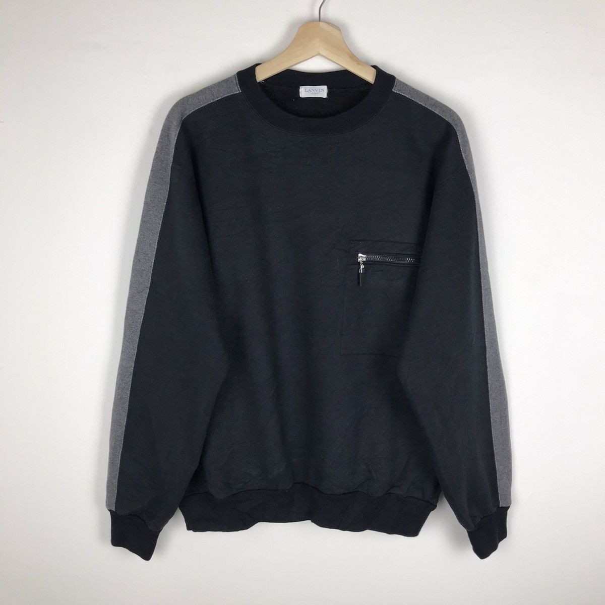 LANVIN - LANVIN PARIS VINTAGE 80s フランス製 リブ長