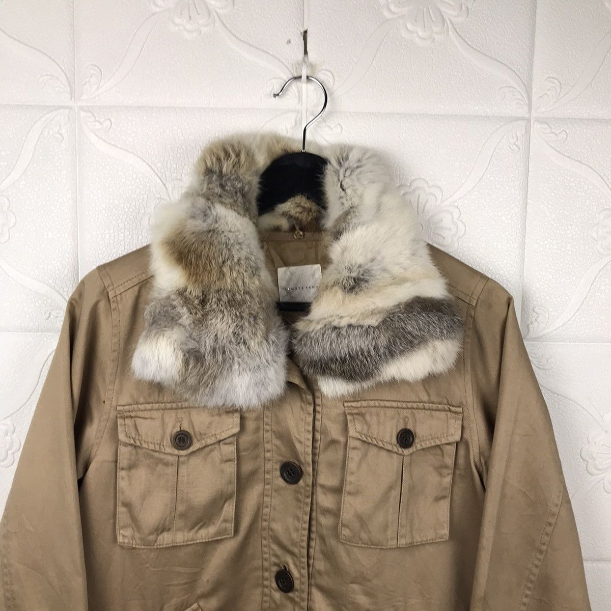 Designer × Japanese Brand × Vintage Japanese Lowrys Farm Fur Cropper Parka Jacket Size XS / US 0-2 / IT 36-38 - 2 Thumbnail