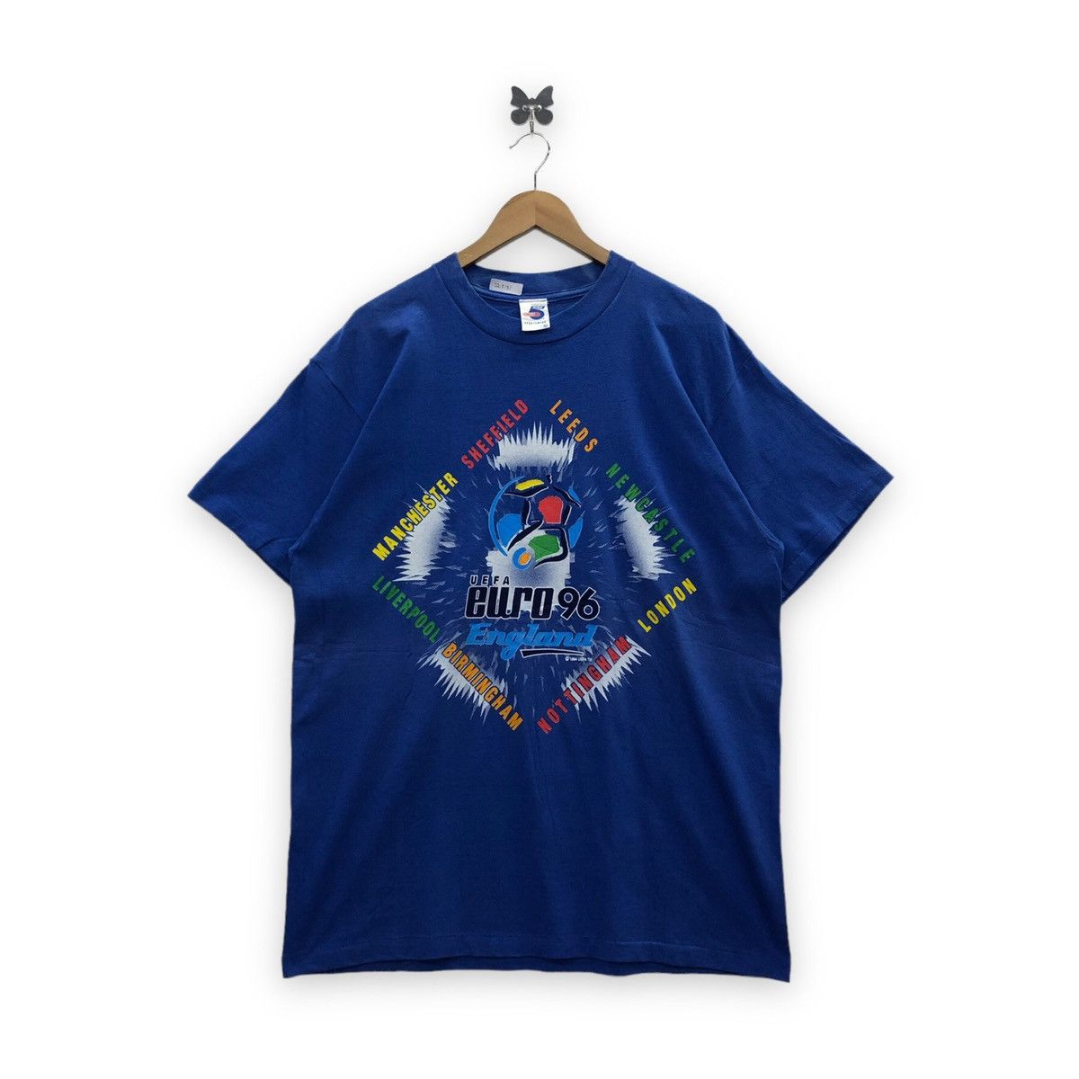 Rare!! UEFA UERO 1996 England T-shirt