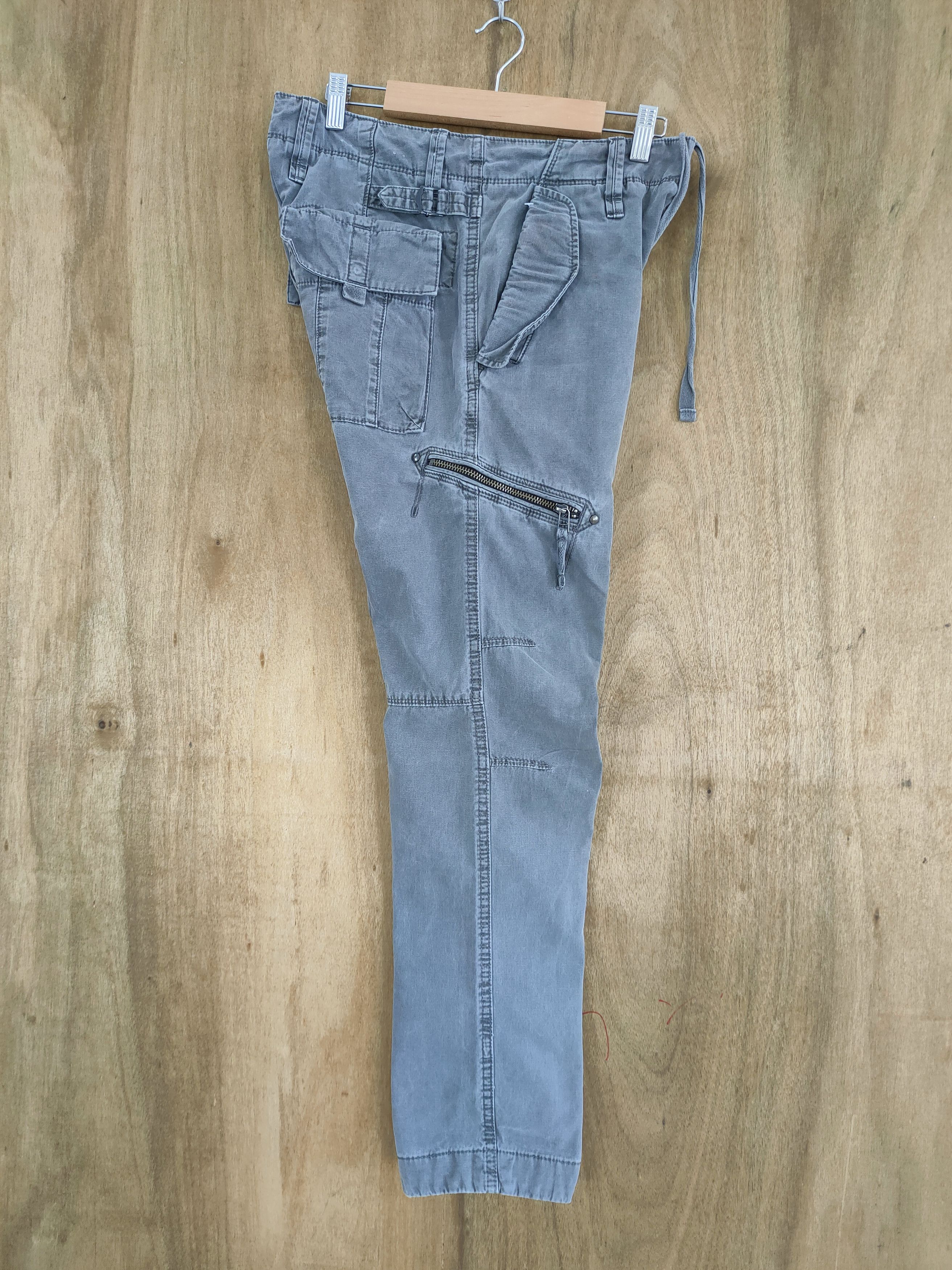 Japanese Brand VINTAGE JAPANESE BRAND FADED CARGO PANTS Size US 29 - 3 Thumbnail