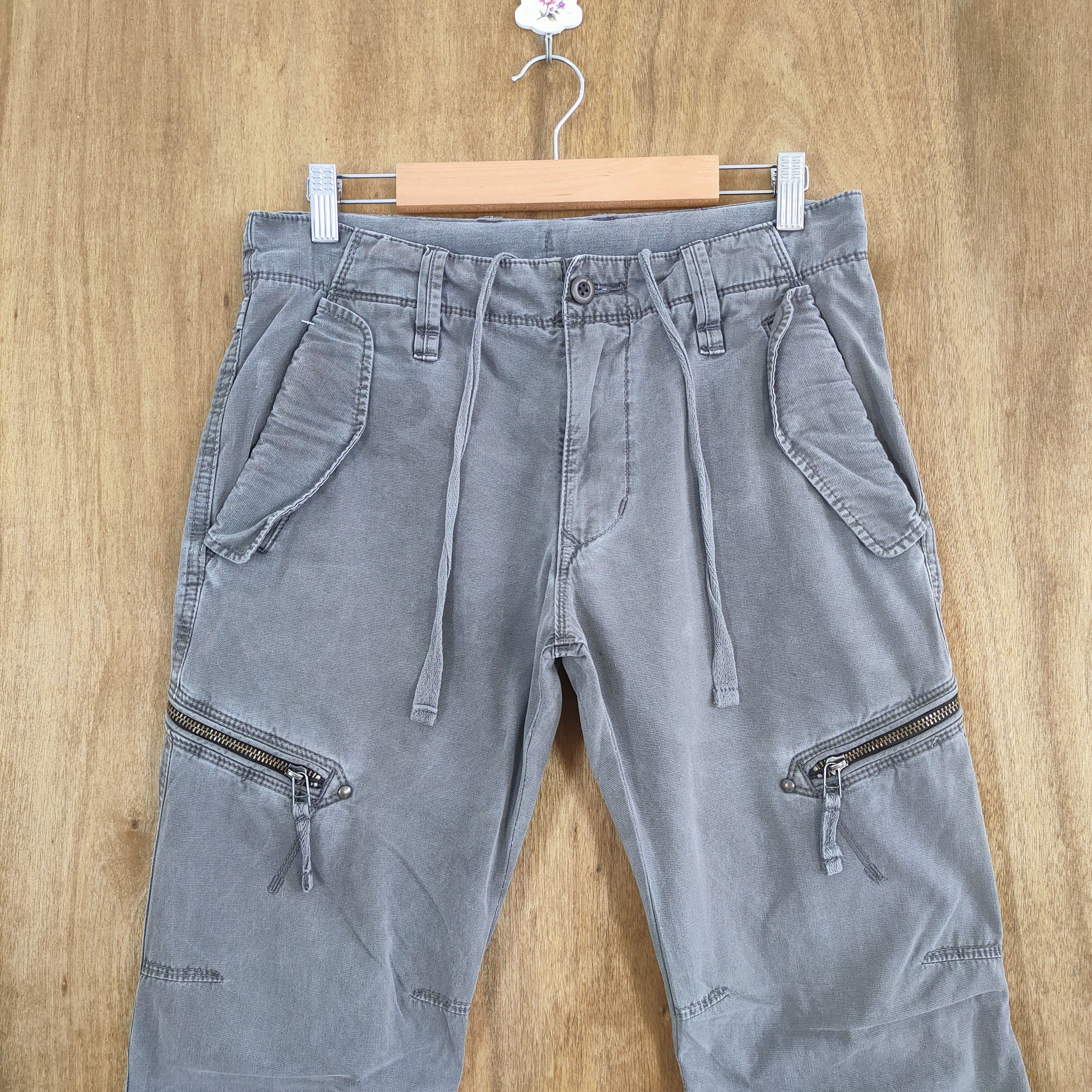 Japanese Brand VINTAGE JAPANESE BRAND FADED CARGO PANTS Size US 29 - 5 Thumbnail