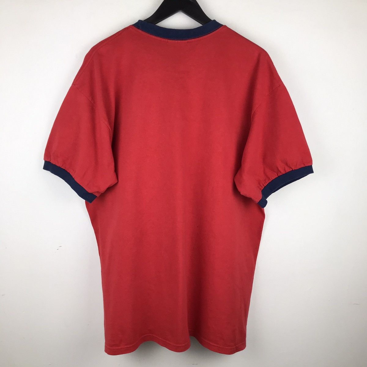 MLB × Nike × Vintage Vintage 90s Nike Sports Mlb Ringer Tee Size US L / EU 52-54 / 3 - 8 Thumbnail