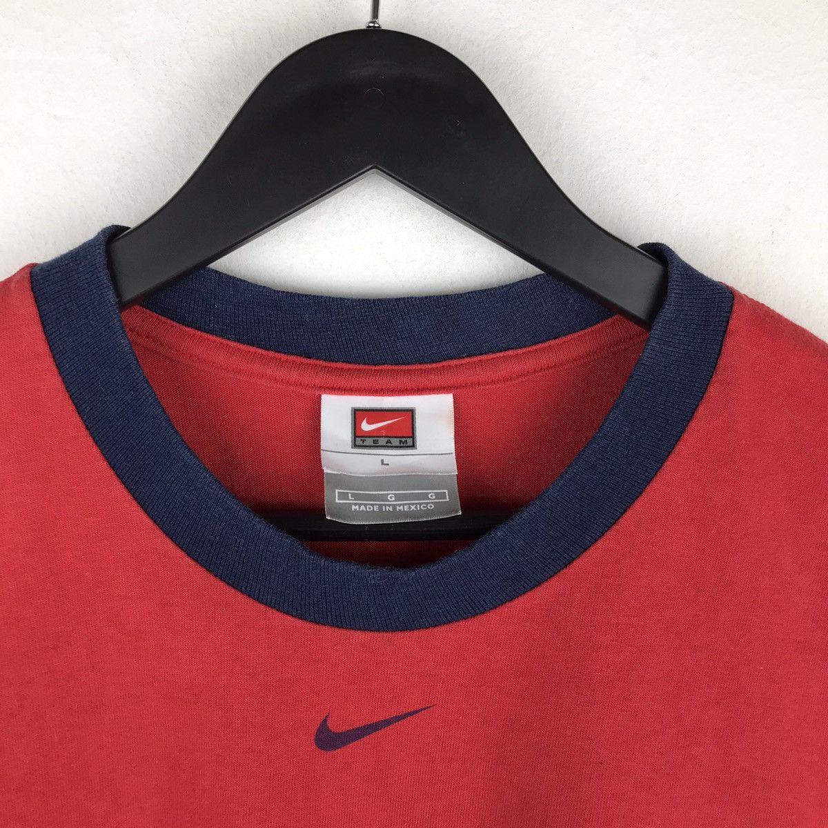 MLB × Nike × Vintage Vintage 90s Nike Sports Mlb Ringer Tee Size US L / EU 52-54 / 3 - 5 Thumbnail