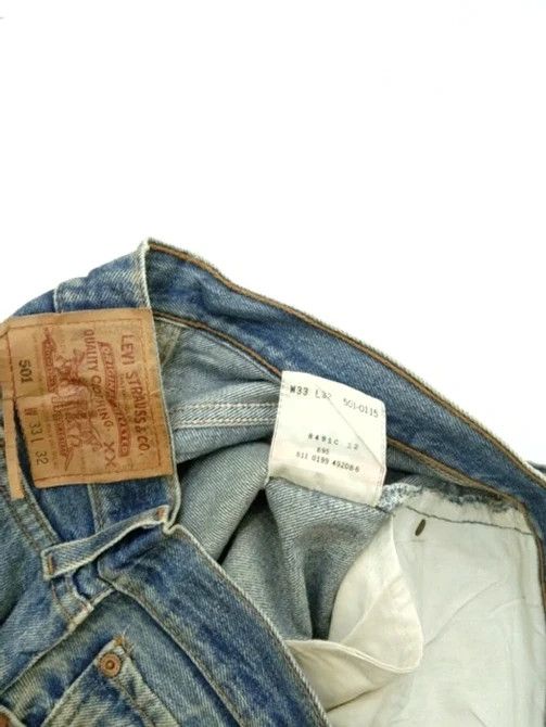 Vintage 90s Vintage Levi's 501 Made In USA Rusty Distressed Jeans