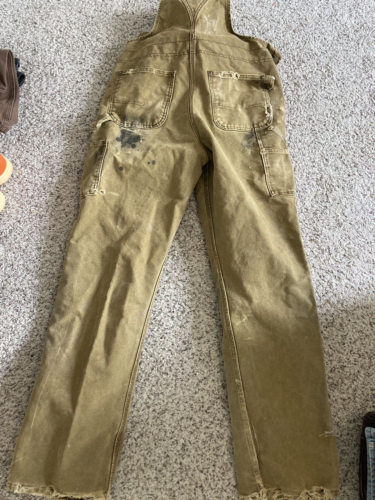 Carhartt × Vintage Thrashed Carhartt Overall Double Knee Size US 35 - 5 Thumbnail