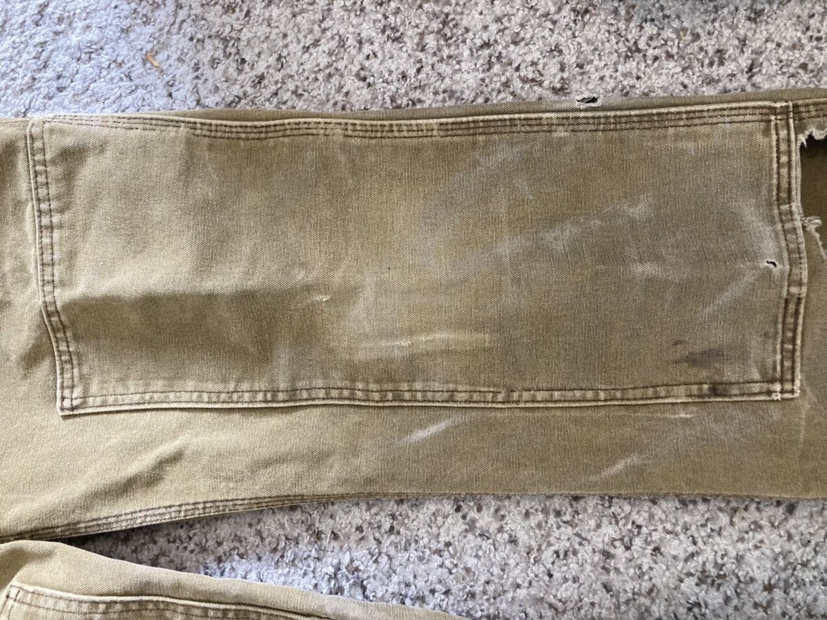 Carhartt × Vintage Thrashed Carhartt Overall Double Knee Size US 35 - 7 Thumbnail