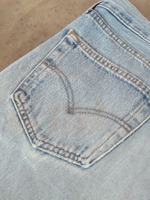 Levi's 90s Vintage Levi's 501 Distressed Jeans 33x32 Size US 33 - 5 Thumbnail