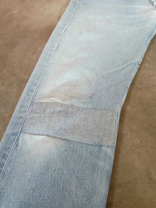 Levi's 90s Vintage Levi's 501 Distressed Jeans 33x32 Size US 33 - 10 Thumbnail
