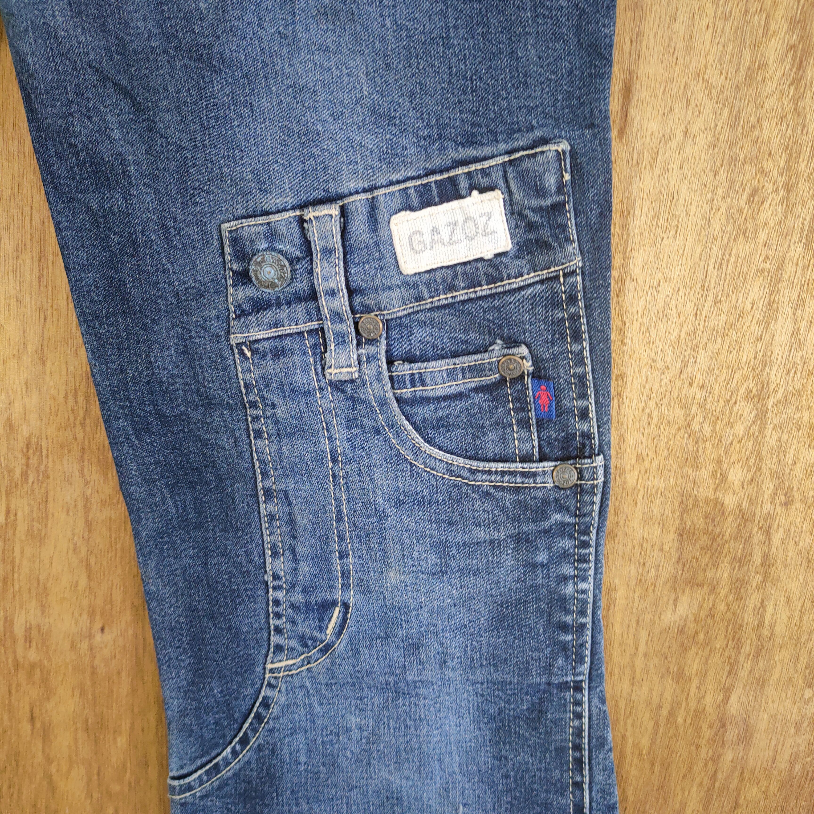 Jean SIZE 25/26 GOZAZ FLARE PATCHWORK POCKET CARGO PANTS Size US 26 / EU 42 - 10 Thumbnail