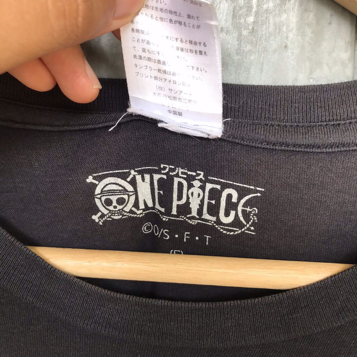 Anime × Cartoon Network × Japanese Brand *Vintage ONE PIECE PORTUGAS-D-ACE Y2K Men T-shirt Size US L / EU 52-54 / 3 - 8 Thumbnail