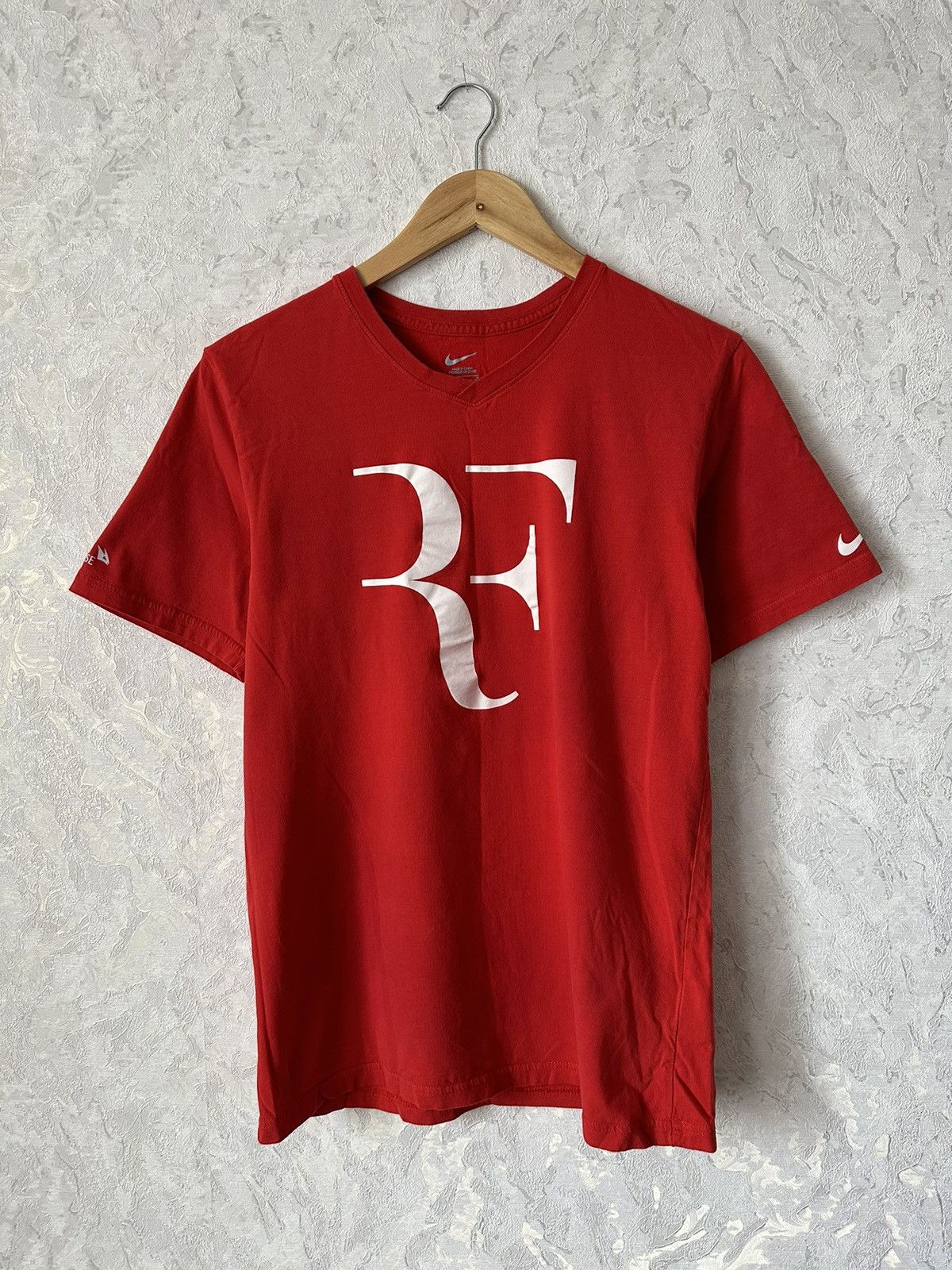 Nike × Vintage Nike Roger Federer RF tennis vintage tee t-shirt size M Size US M / EU 48-50 / 2 - 1 Thumbnail