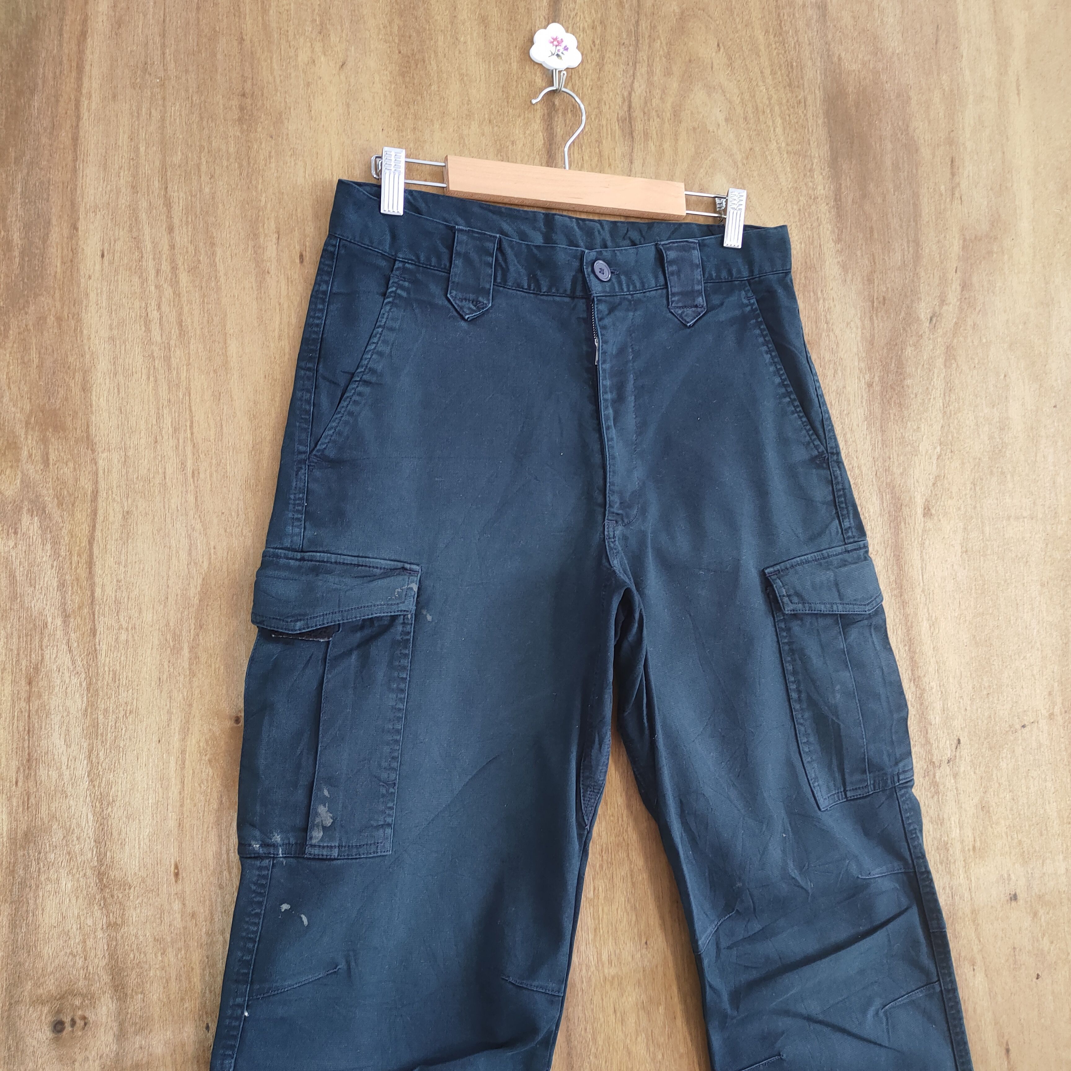 Japanese Brand VINTAGE JAPANESE WORKWEAR CARGO PANTS Size US 30 / EU 46 - 6 Thumbnail