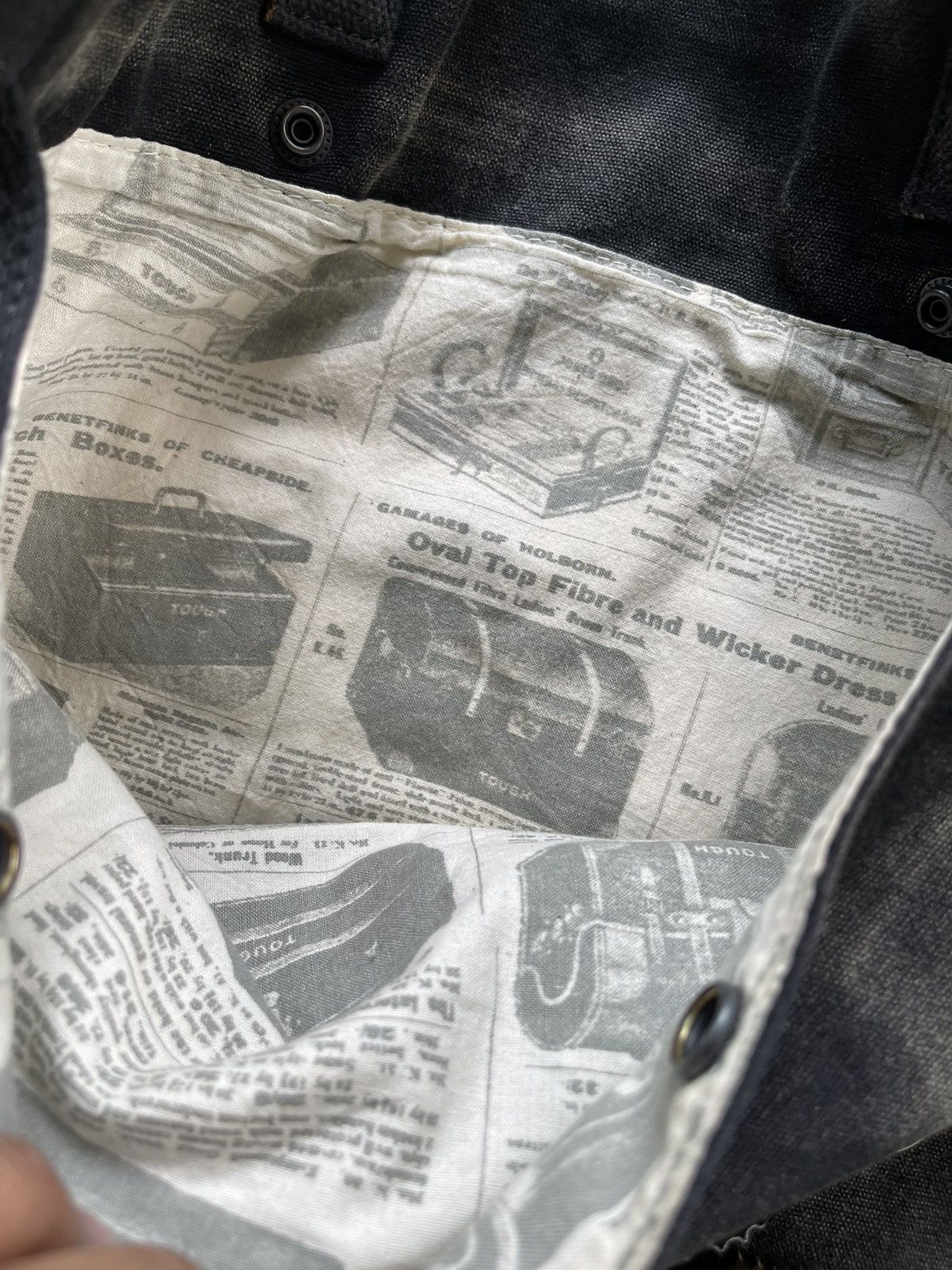 Japanese Brand very rare design vintage tough jeansmith tote bag tc3 Size ONE SIZE - 9 Thumbnail