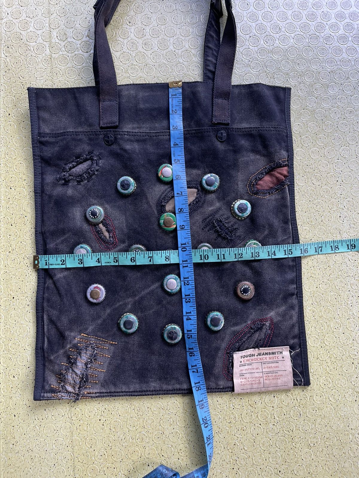 Japanese Brand very rare design vintage tough jeansmith tote bag tc3 Size ONE SIZE - 8 Thumbnail