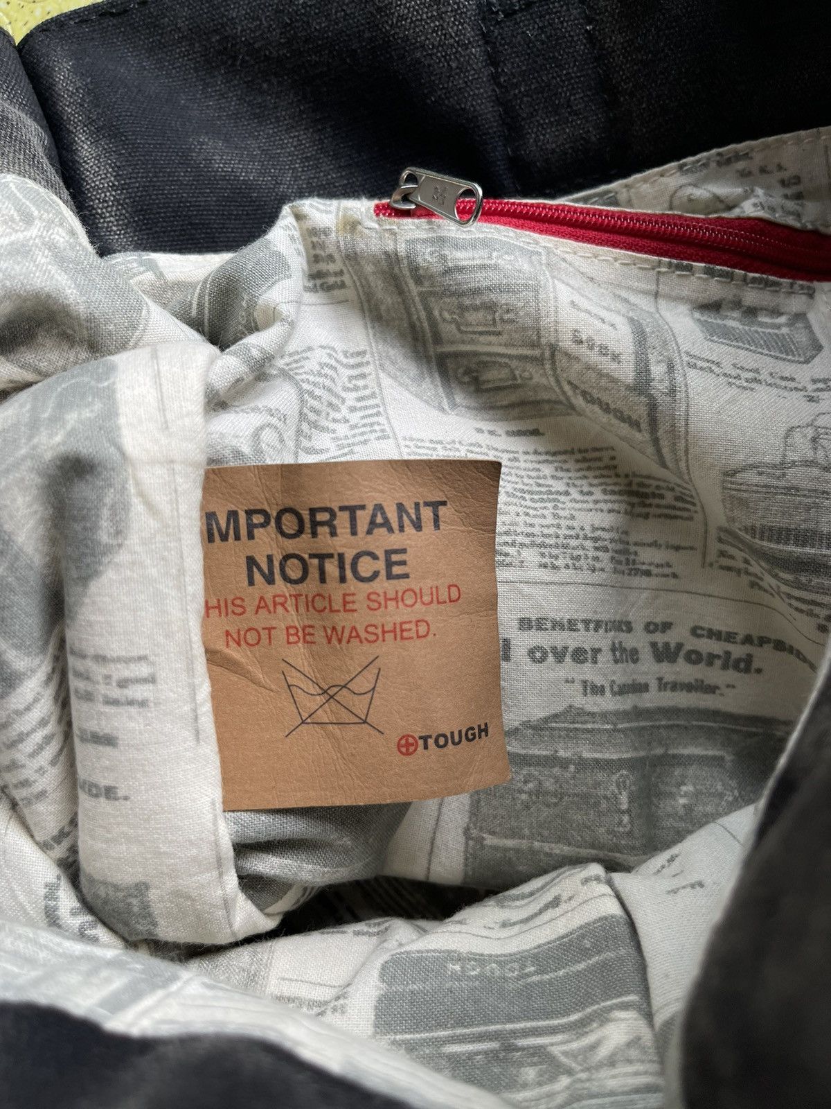 Japanese Brand very rare design vintage tough jeansmith tote bag tc3 Size ONE SIZE - 13 Thumbnail