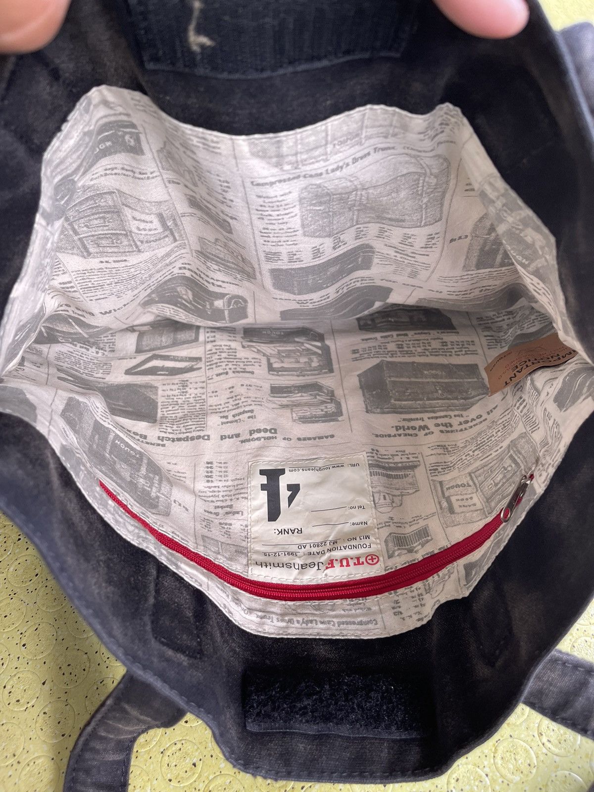 Japanese Brand very rare design vintage tough jeansmith tote bag tc3 Size ONE SIZE - 14 Thumbnail