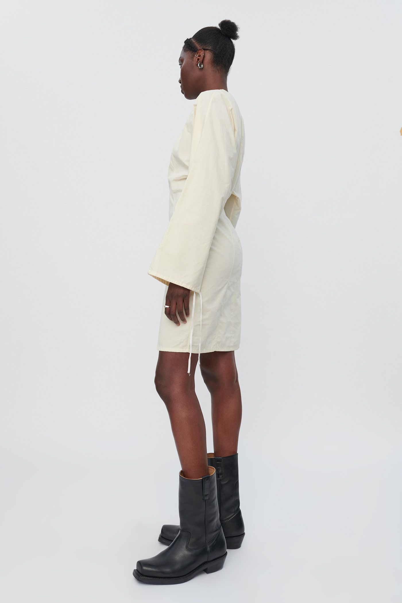 Our Legacy Beige Heavy Poplin Bat Dress Size S / US 4 / IT 40 - 4 Thumbnail