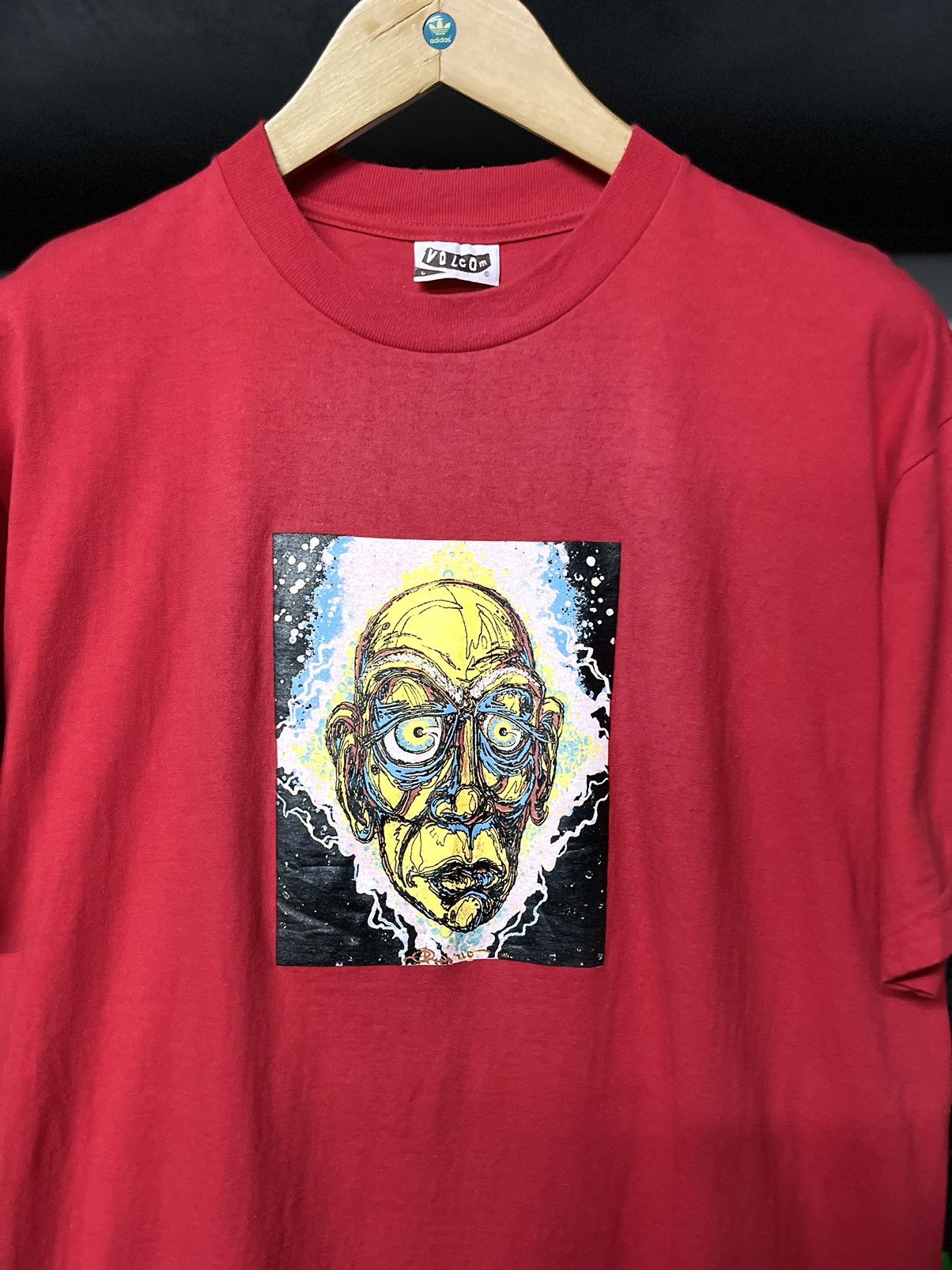 Other Rare Vintage 90s Volcom Art Bruno Face Tees Size US L / EU 52-54 / 3 - 1 Thumbnail