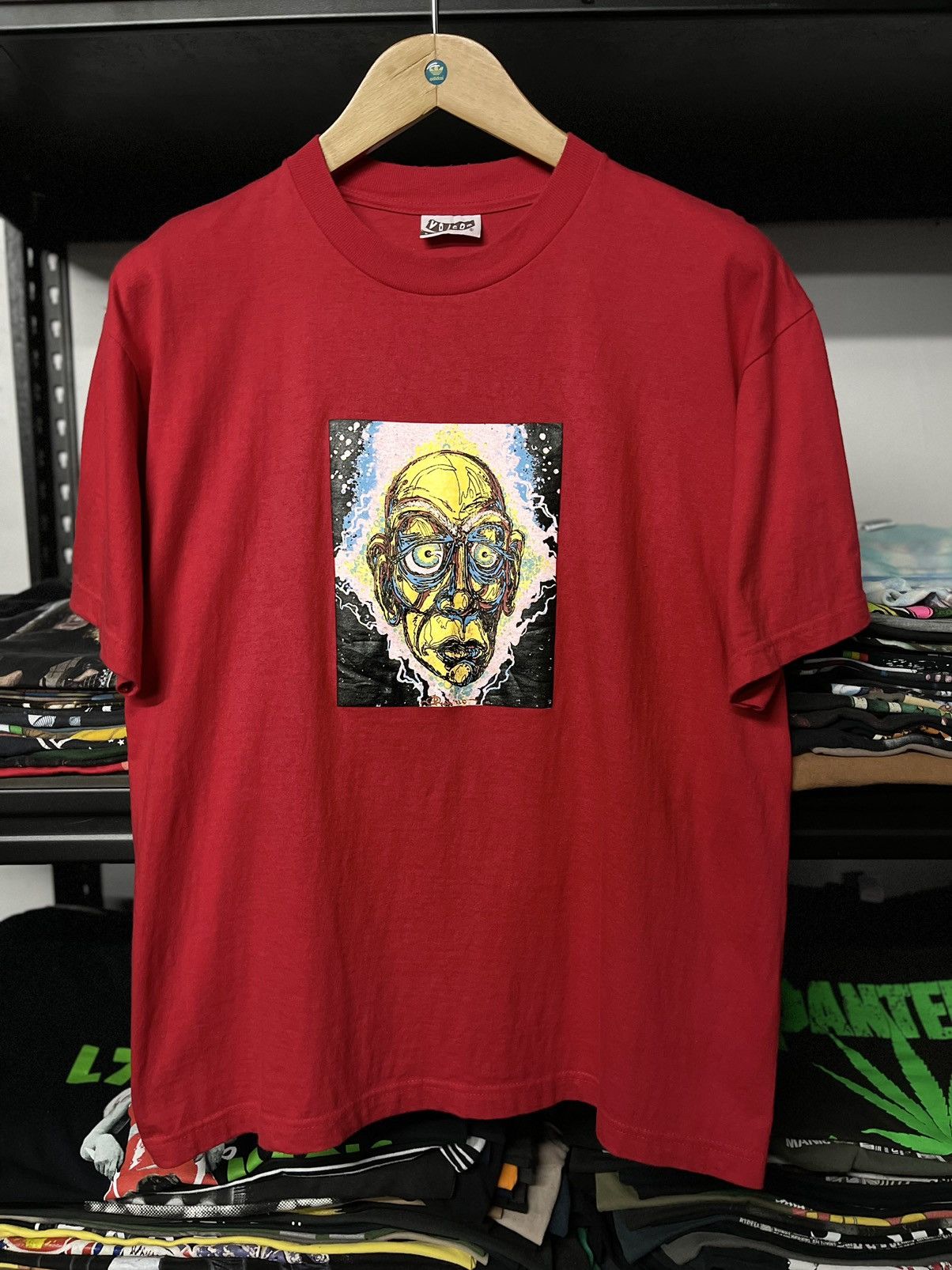 Other Rare Vintage 90s Volcom Art Bruno Face Tees Size US L / EU 52-54 / 3 - 2 Thumbnail