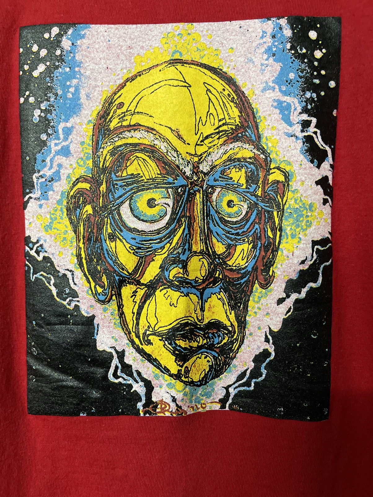 Other Rare Vintage 90s Volcom Art Bruno Face Tees Size US L / EU 52-54 / 3 - 3 Thumbnail