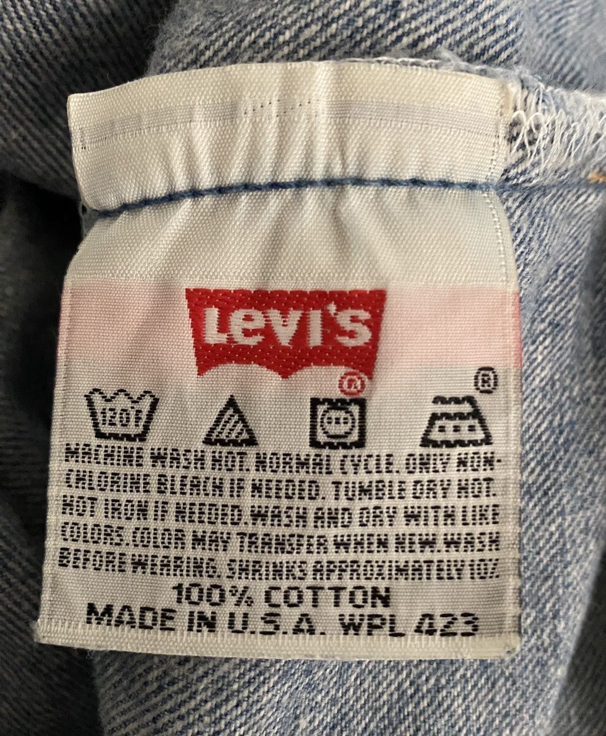 Levi's VINTAGE 90s LEVIS 501XX DISTRESSED DENIM JEANS Size US 33 - 17 Thumbnail