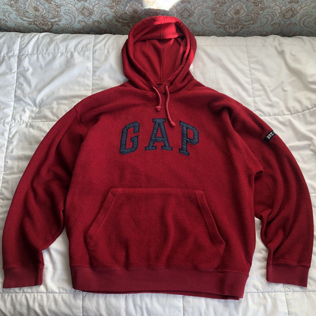 Gap × Vintage Y2K Vintage Fleece Hoodie Gap Size US M / EU 48-50 / 2 - 2 Thumbnail