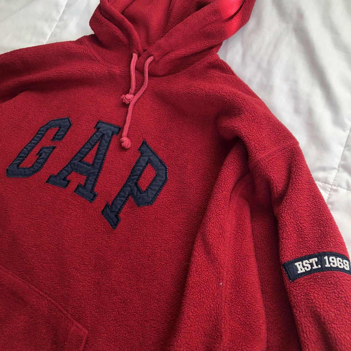 Gap × Vintage Y2K Vintage Fleece Hoodie Gap Size US M / EU 48-50 / 2 - 5 Thumbnail