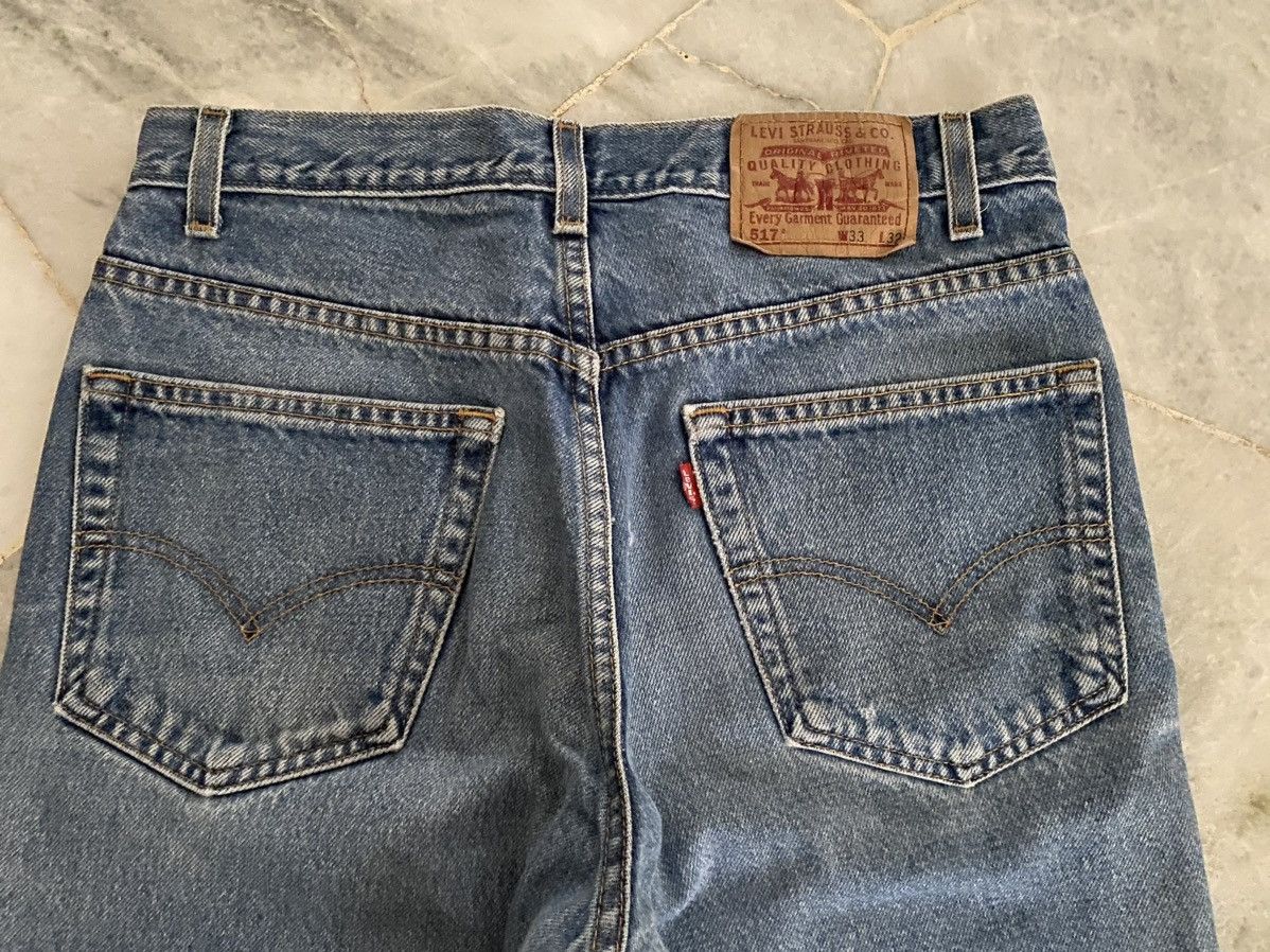 Levi's VINTAGE LEVIS 517 FLARED BELL COWBOY DISTRESSED Size US 31 - 11 Thumbnail