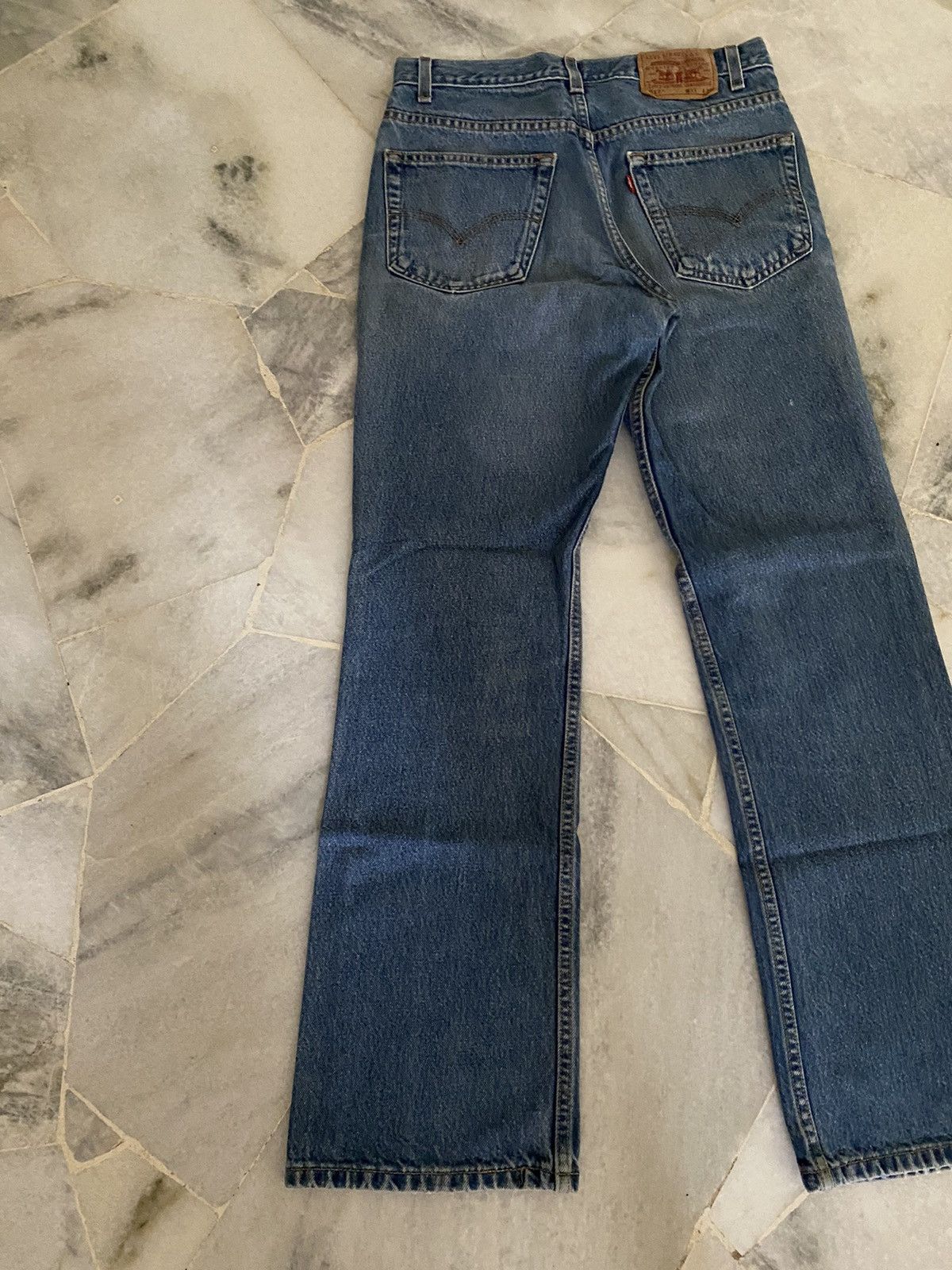 Levi's VINTAGE LEVIS 517 FLARED BELL COWBOY DISTRESSED Size US 31 - 9 Thumbnail