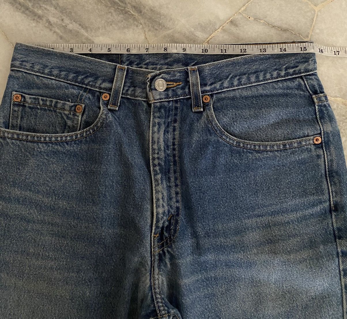 Levi's VINTAGE LEVIS 517 FLARED BELL COWBOY DISTRESSED Size US 31 - 16 Thumbnail