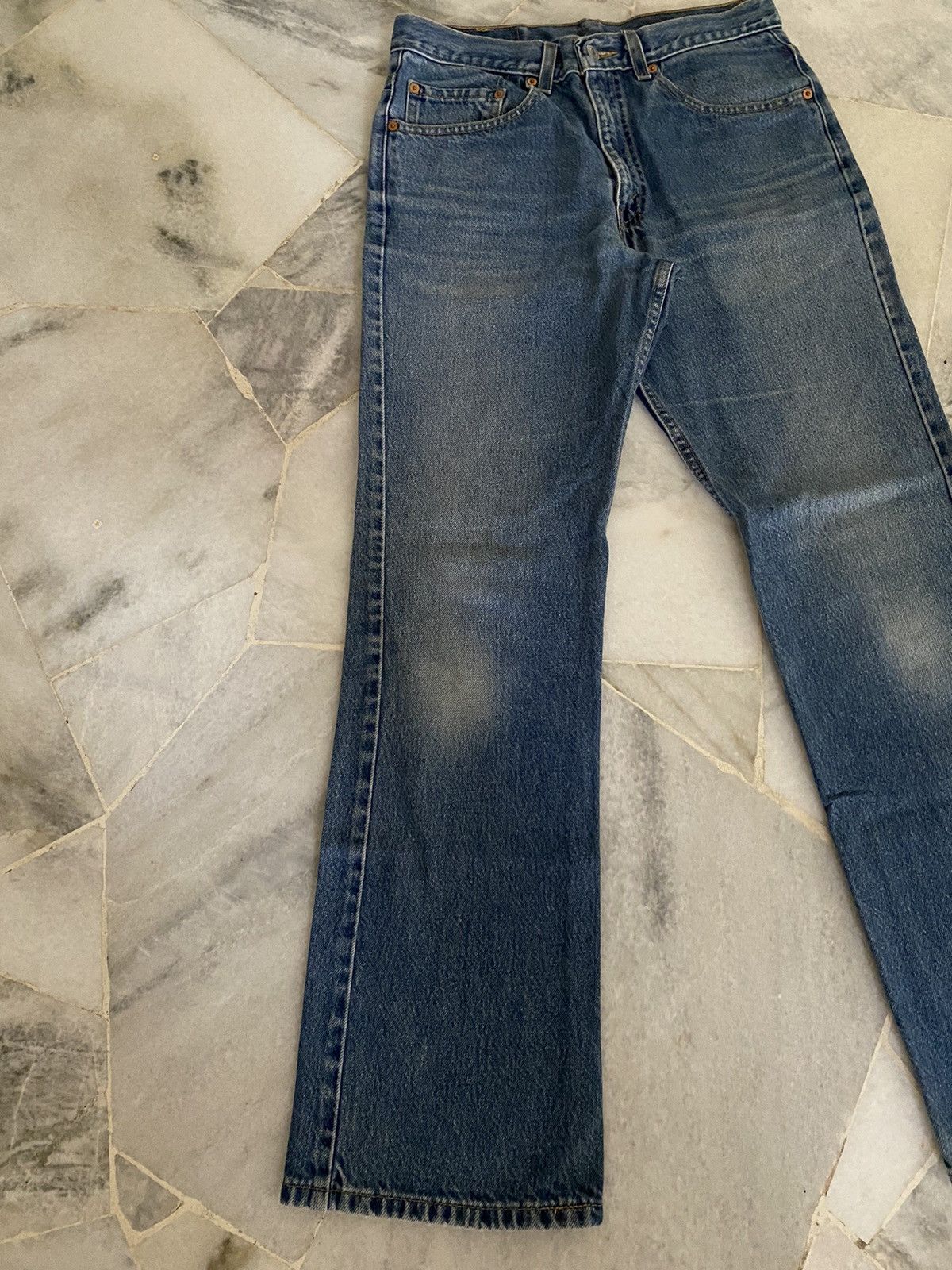 Levi's VINTAGE LEVIS 517 FLARED BELL COWBOY DISTRESSED Size US 31 - 2 Thumbnail