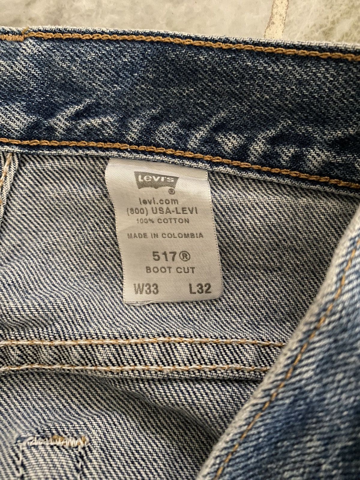 Levi's VINTAGE LEVIS 517 FLARED BELL COWBOY DISTRESSED Size US 31 - 14 Thumbnail