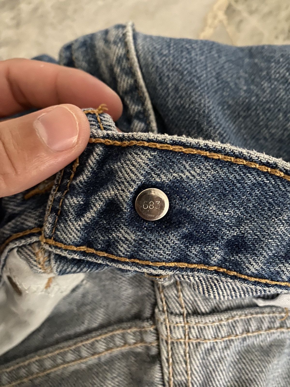 Levi's VINTAGE LEVIS 517 FLARED BELL COWBOY DISTRESSED Size US 31 - 13 Thumbnail